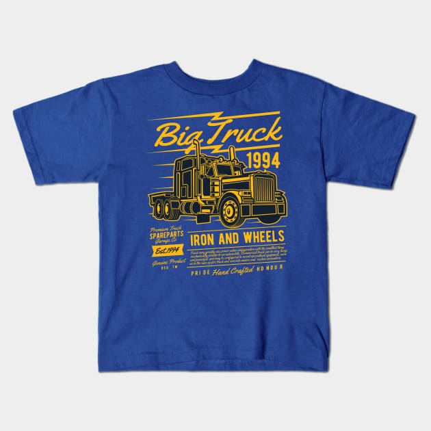 Big Truck US Truck 1994 Kids T-Shirt by Hariolf´s Mega Store